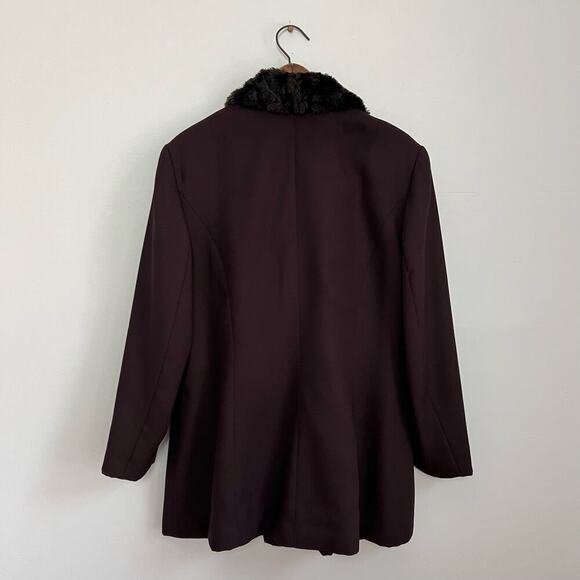 Stella Louise for KB Burgundy 2 Piece Skirt and Blazer Jacket Suit Set Women 16 - Picture 8 of 15